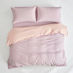 Houssea Housse de Couette Rose Poudré - Douceur et Élégance