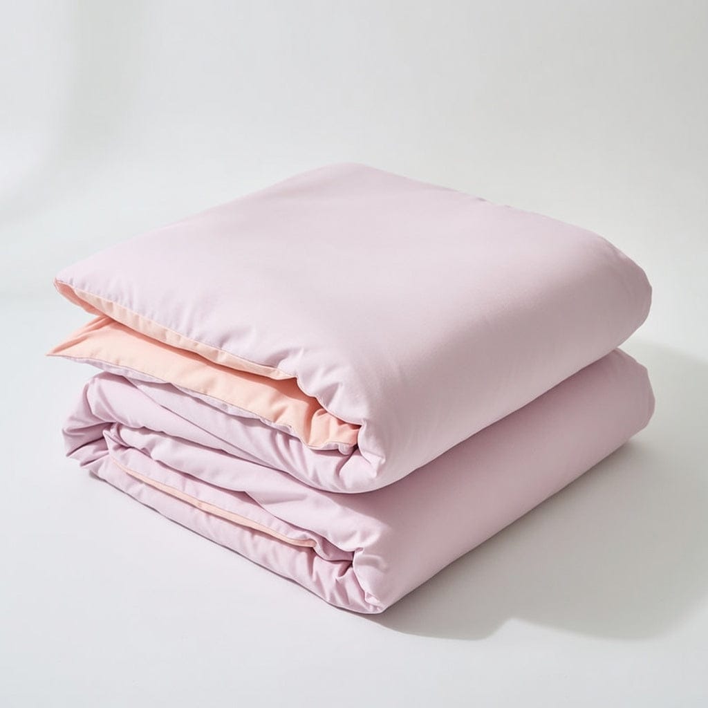 Houssea Housse de Couette Rose Poudré - Douceur et Élégance