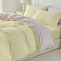 Houssea Housse de Couette Rose Poudré - Élégance et Confort Absolu