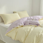Houssea Housse de Couette Rose Poudré - Élégance et Confort Absolu