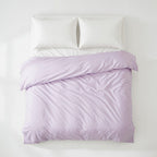 Houssea Housse de Couette Rose Poudré en Coton - Douceur Absolue