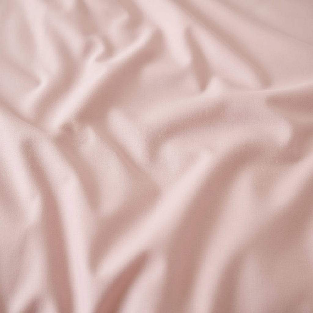 Houssea Housse de Couette Rose Poudré en Coton - Douceur Luxueuse