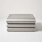 Houssea Housse de Couette Soie Grise - Luxe et Confort