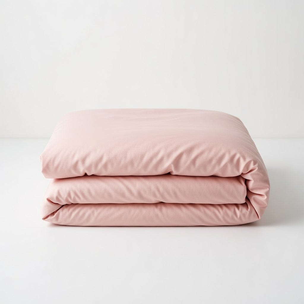 Houssea Housse de Couette Soie Rose - Luxe et Confort