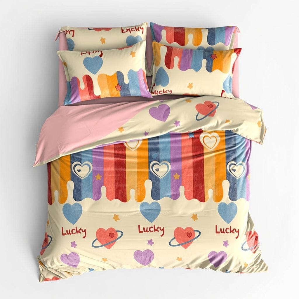 Houssea Housse de Couette Unie Luxueuse pour Nuits Sublimes