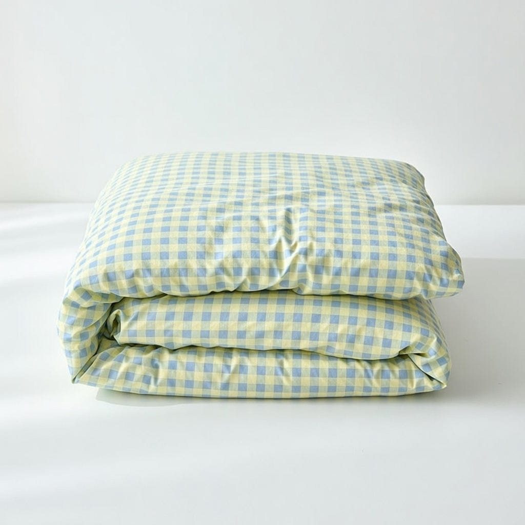 Houssea Housse de Couette Vichy Chic - Confort et Élégance Polyester