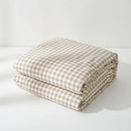 Houssea Housse de Couette Vichy en Polyester - Élégance Intemporelle