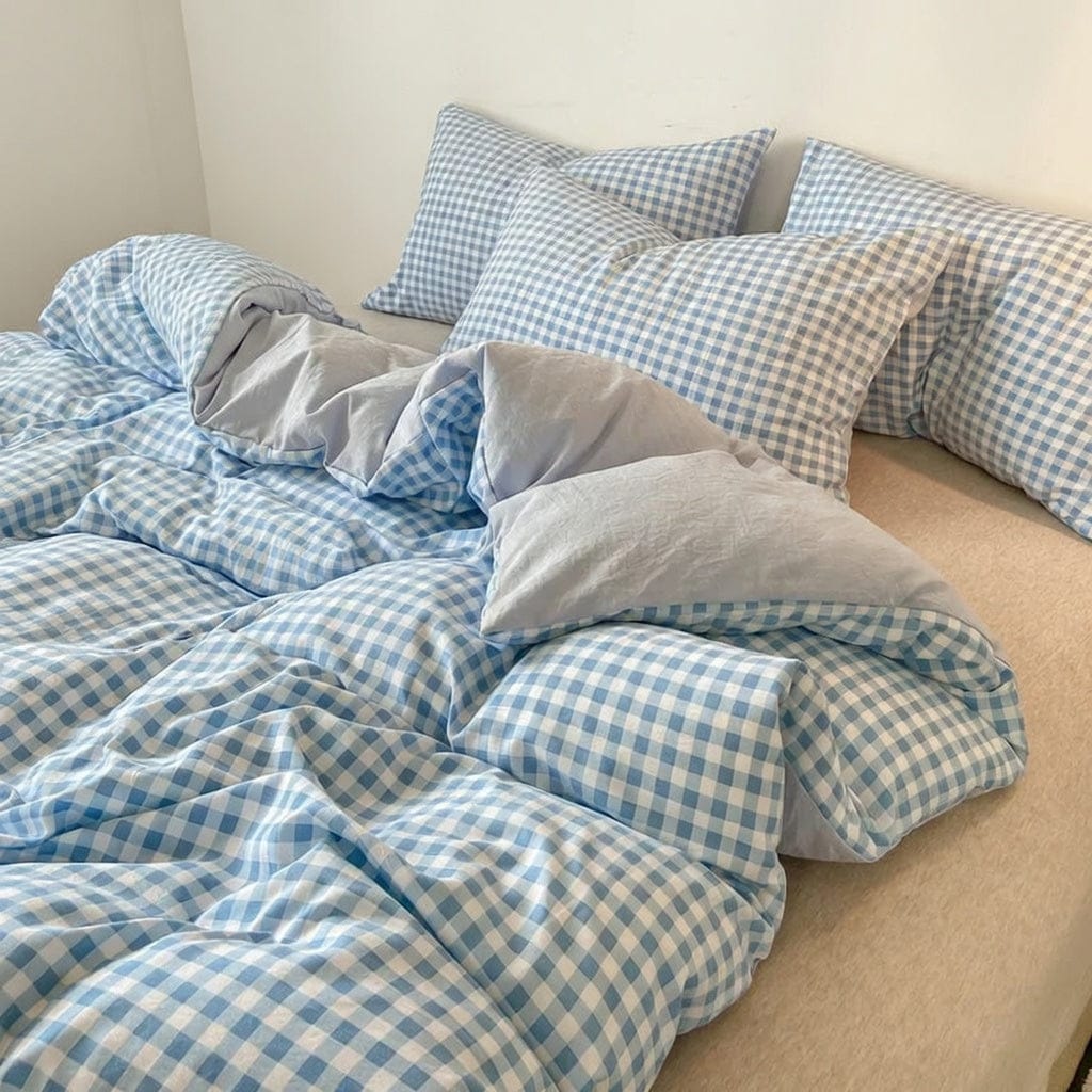 Houssea Housse de Couette Vichy Polyester - Charme Classique