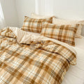 Houssea Housse de Couette Vichy Polyester - Charme et Confort