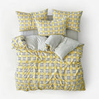 Houssea Housse de Couette Vichy Polyester - Charme et Douceur