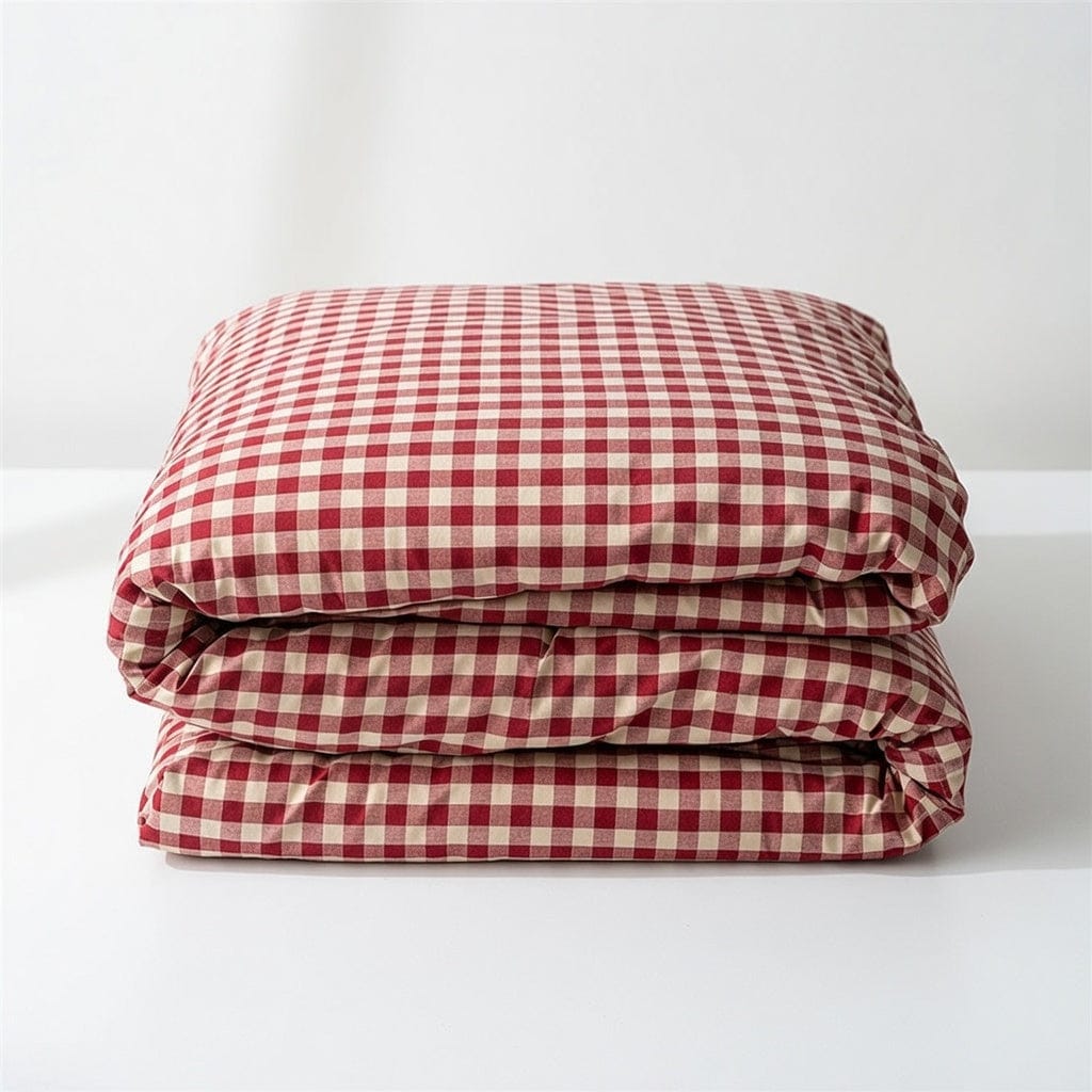 Houssea Housse de Couette Vichy Polyester - Confort et Élégance