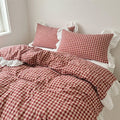 Houssea Housse de Couette Vichy Polyester - Confort et Élégance