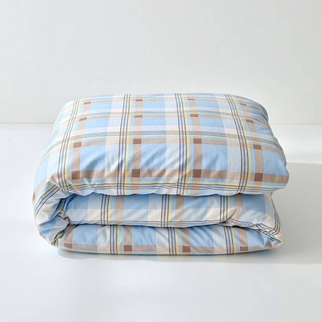 Houssea Housse de Couette Vichy Polyester - Confort et Style Intemporel