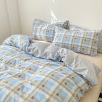 Houssea Housse de Couette Vichy Polyester - Confort et Style Intemporel