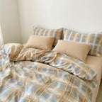 Houssea Housse de Couette Vichy Polyester - Confort et Style Luxueux