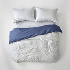 Houssea Housse de Couette Vichy Polyester - Élégance et Douceur