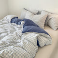 Houssea Housse de Couette Vichy Polyester - Élégance et Douceur