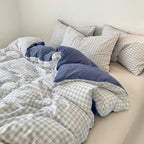 Houssea Housse de Couette Vichy Polyester - Élégance et Douceur