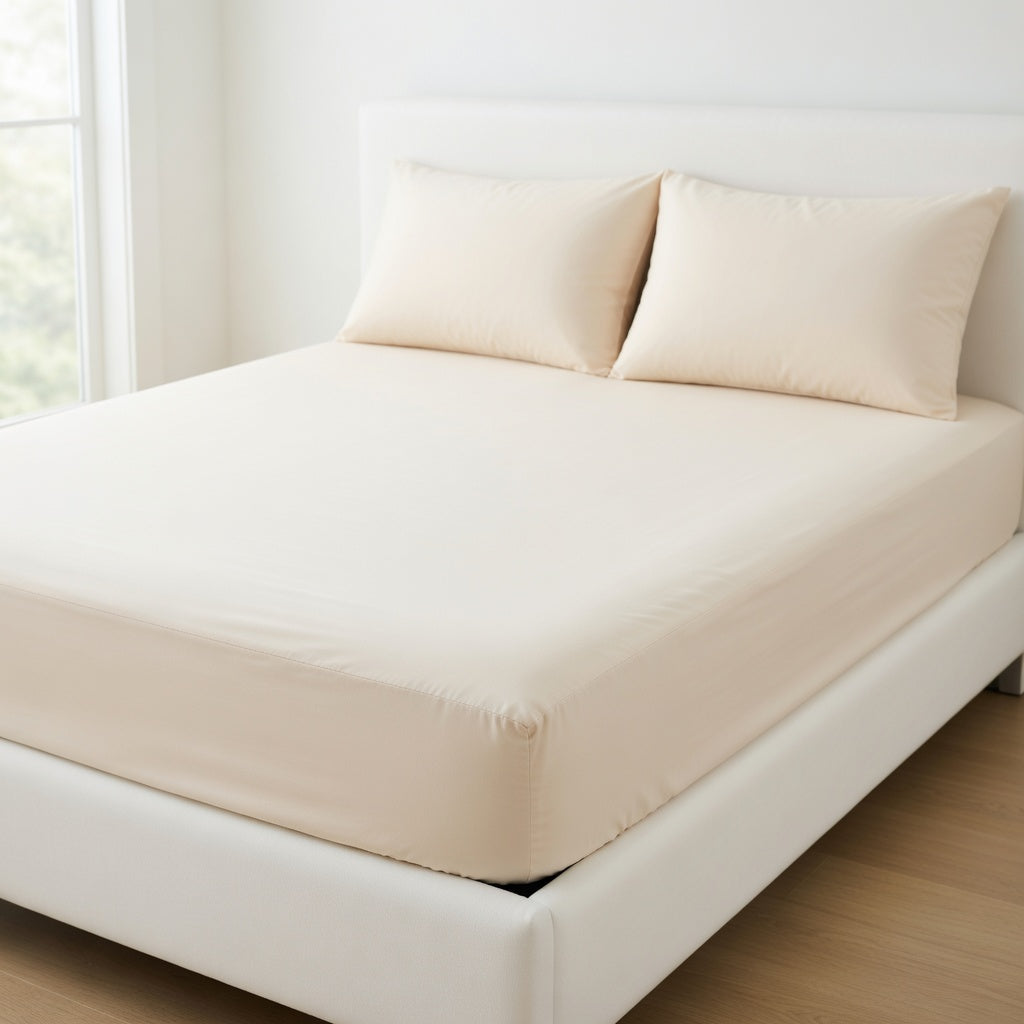Drap Housse Soie - Confort Luxueux et Respirant