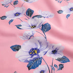 Drap Housse Fleuri Polyester Doux et Respirant