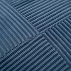 Housse de Coussin Corduroy Rayée Teal