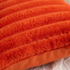 Housse de Coussin Fausse Fourrure Élégante