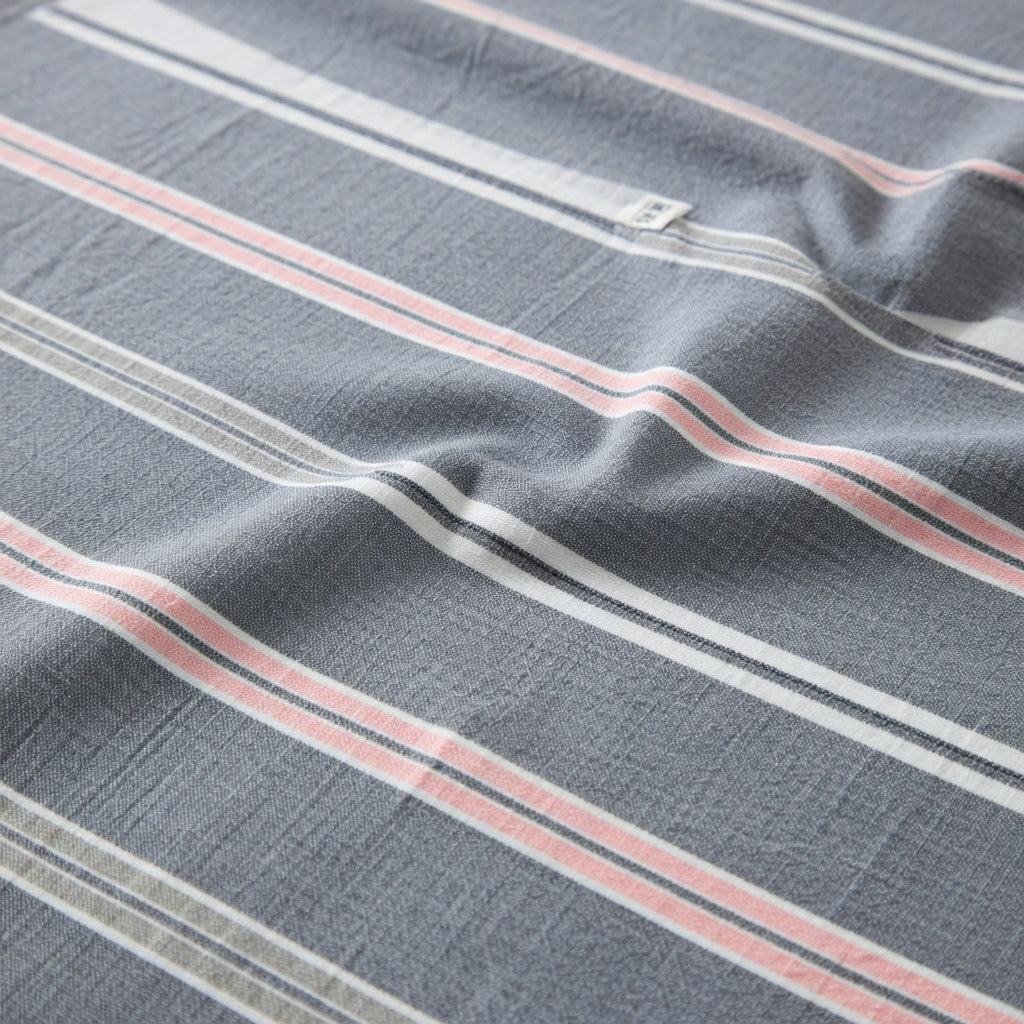 Drap Housse Coton Rayé Confort Absolu