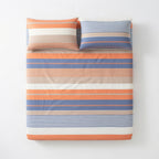 Drap Housse Coton - Rayé pour Sommeil Luxueux