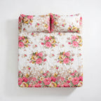 Drap Housse Fleuri Polyester Confort Absolu