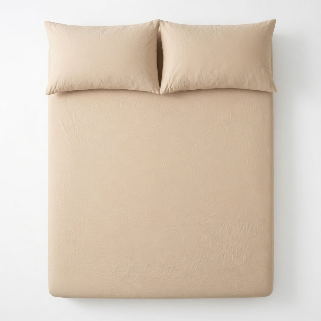 Drap Housse Coton - Rayures Imprimées Luxe Quotidien