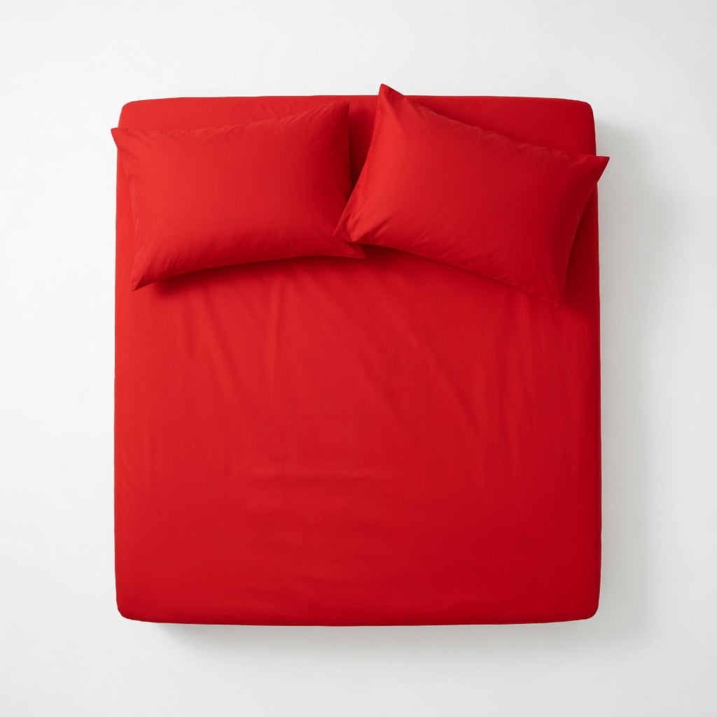 Drap Housse Polyester Confort Élastique pour Matelas Épais