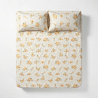 Drap Housse Fleuri Polyester - Douceur et Confort Absolu