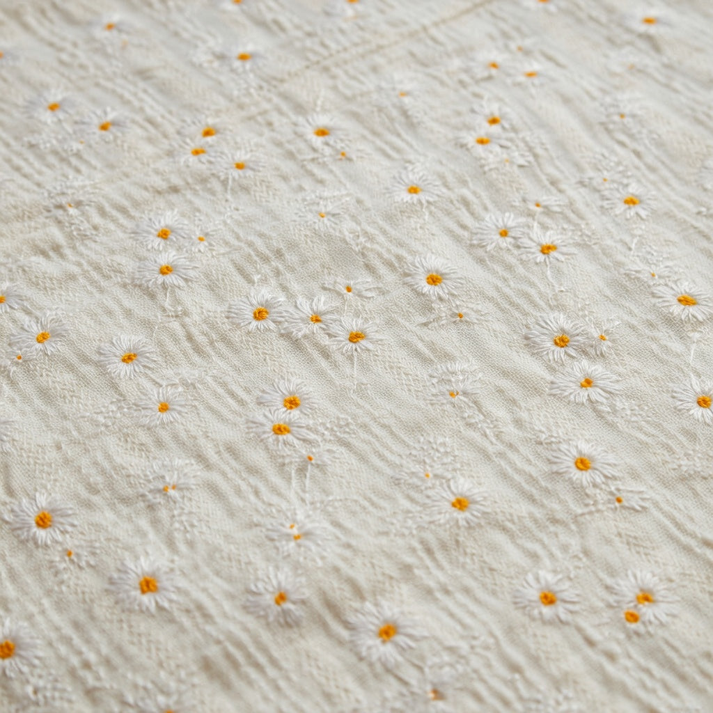 Housse de Coussin Coton Fleuri Premium - Douceur Naturelle