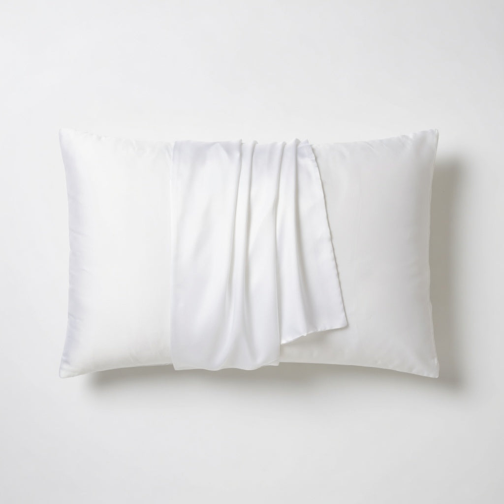 Housse de Coussin en Soie Mulberry Naturelle - Douceur et Bien-Être