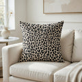 Housse de Coussin Imprimée Ethnique ou Léopard en Polyester