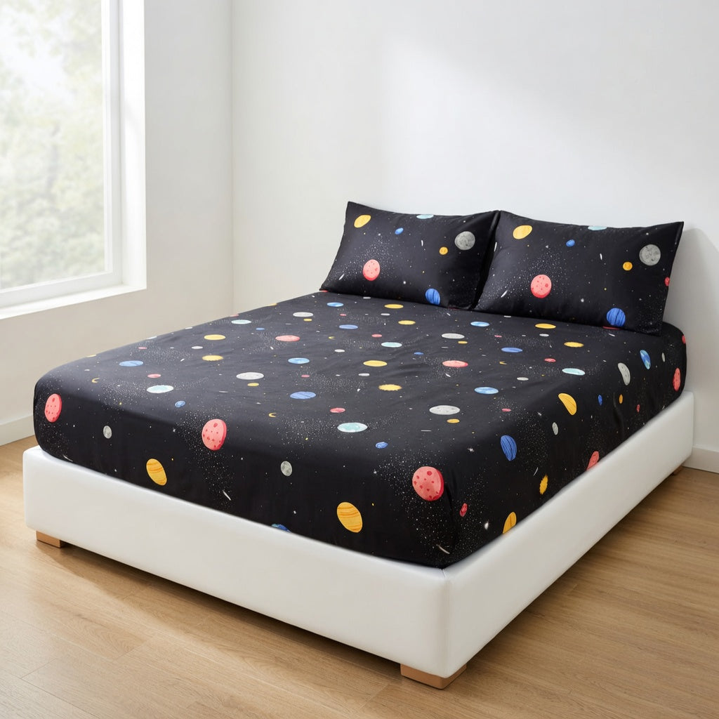 Drap Housse Polyester - Douceur Quotidienne et Maintien Parfait