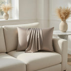 Housse de Coussin en Soie de Mûrier 100% Naturelle Confort Absolu