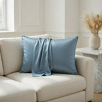 Housse de Coussin Soie Mûrier 100% Naturelle