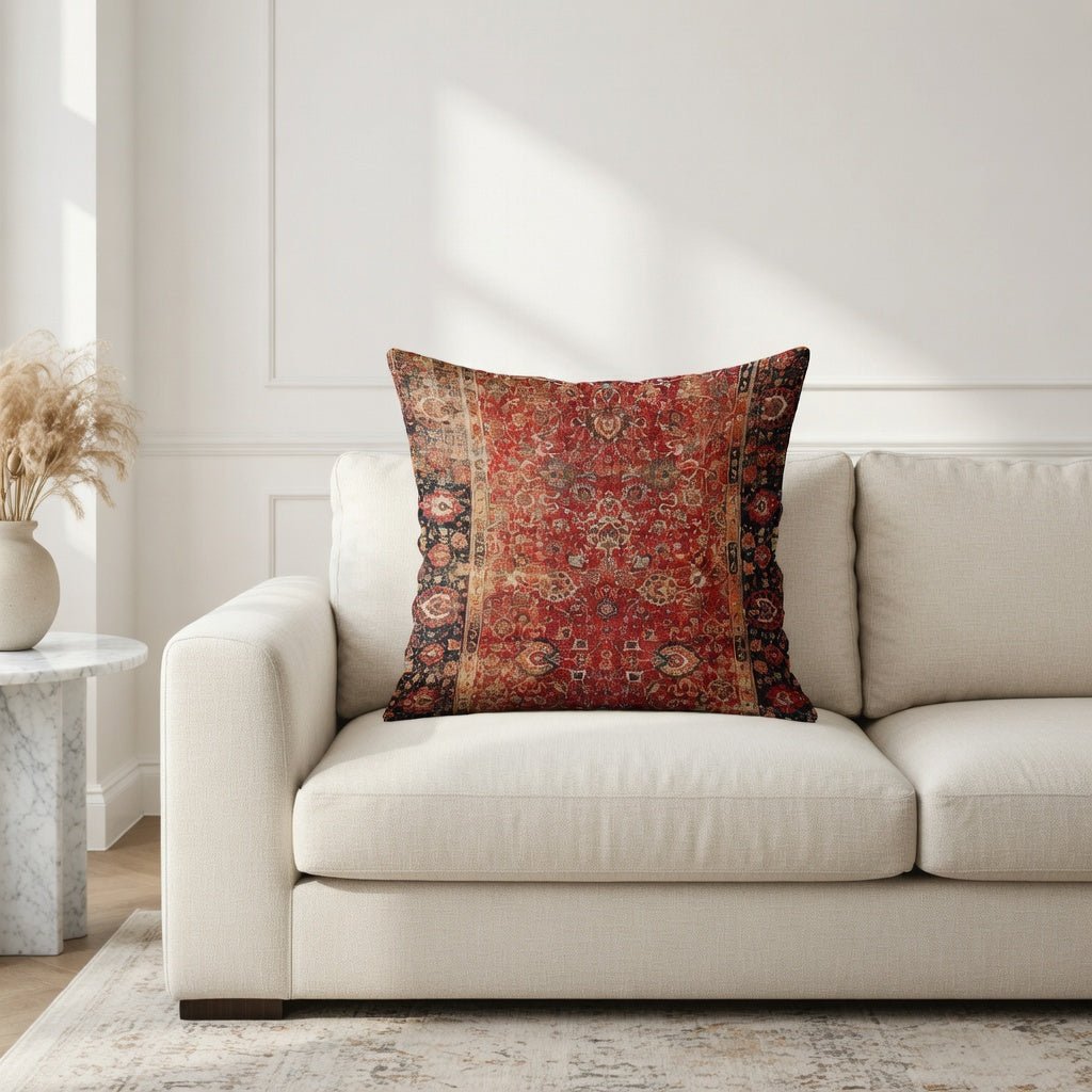 Housse de Coussin Bohème en Peluche Douce