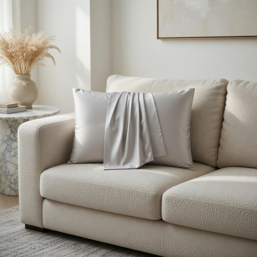 Housse de Coussin en Soie Mulberry
