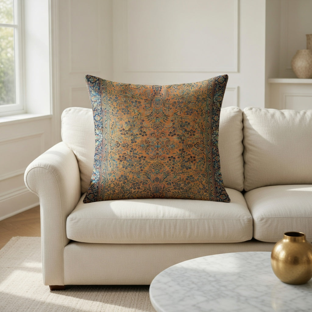 Housse de Coussin Bohème en Plush Doux et Résistant