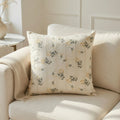 Housse de Coussin Coton Fleuri Confort et Élégance Naturelle