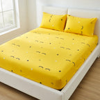 Drap Housse Jaune Confort Premium