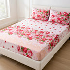 Drap Housse Fleuri Polyester pour Confort Raffiné