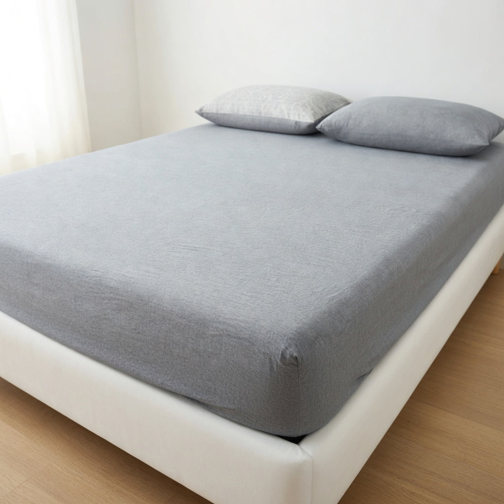 Drap Housse Coton - Imprimé Rayé Confort Luxe
