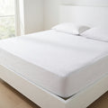 Drap Housse Coton Polyester Blanc Confort Absolu
