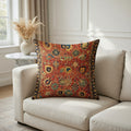Housse de Coussin Bohème en Plush Velouté Premium