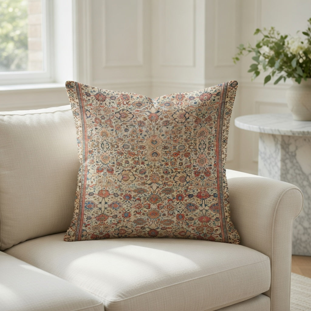 Housse de Coussin Bohème en Plush Doux et Durable