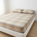 Drap Housse Coton Rayé Confort Premium pour Lit