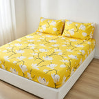 Drap Housse Polyester Doux et Résistant pour Lit